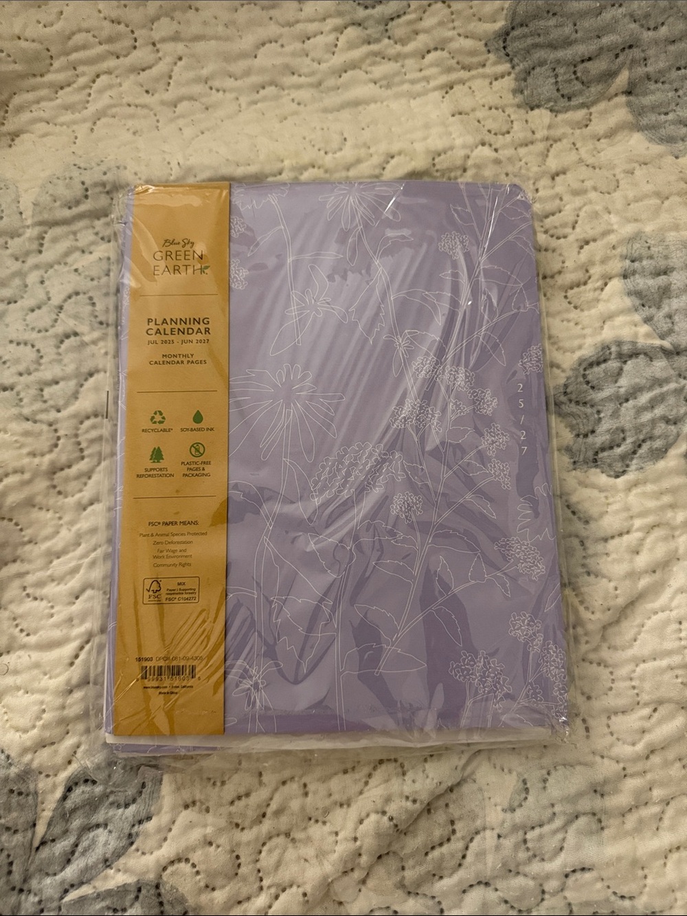 Lavender Planning Calendar 4 pack